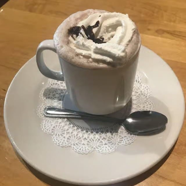 Hot Chocolate w/ Whipped Cream.
