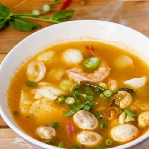 Tom Yum Soup (Sour Tomato Soup).