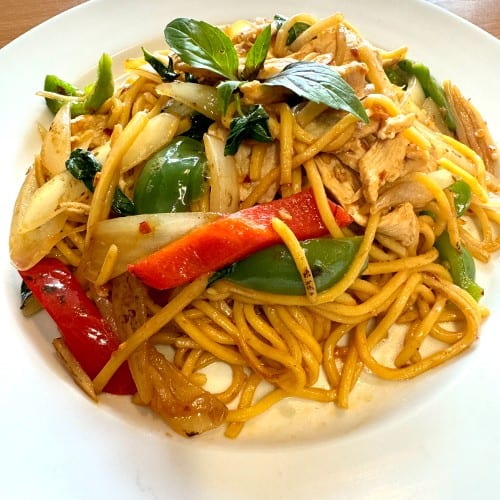 Spicy Lo Mein (D).