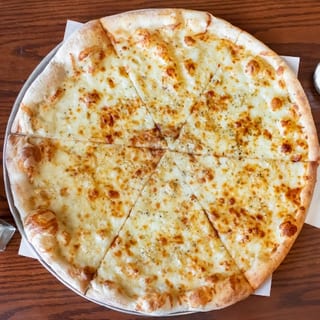 18 INCH LARGE White Pizza (5-6 People))