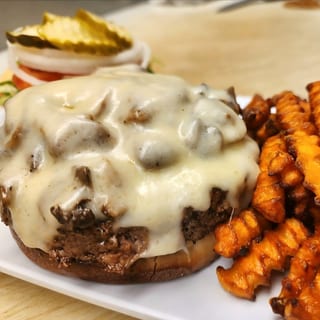 Swiss Mushroom Burger