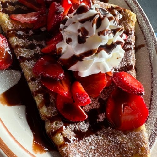 Strawberry Crepe.