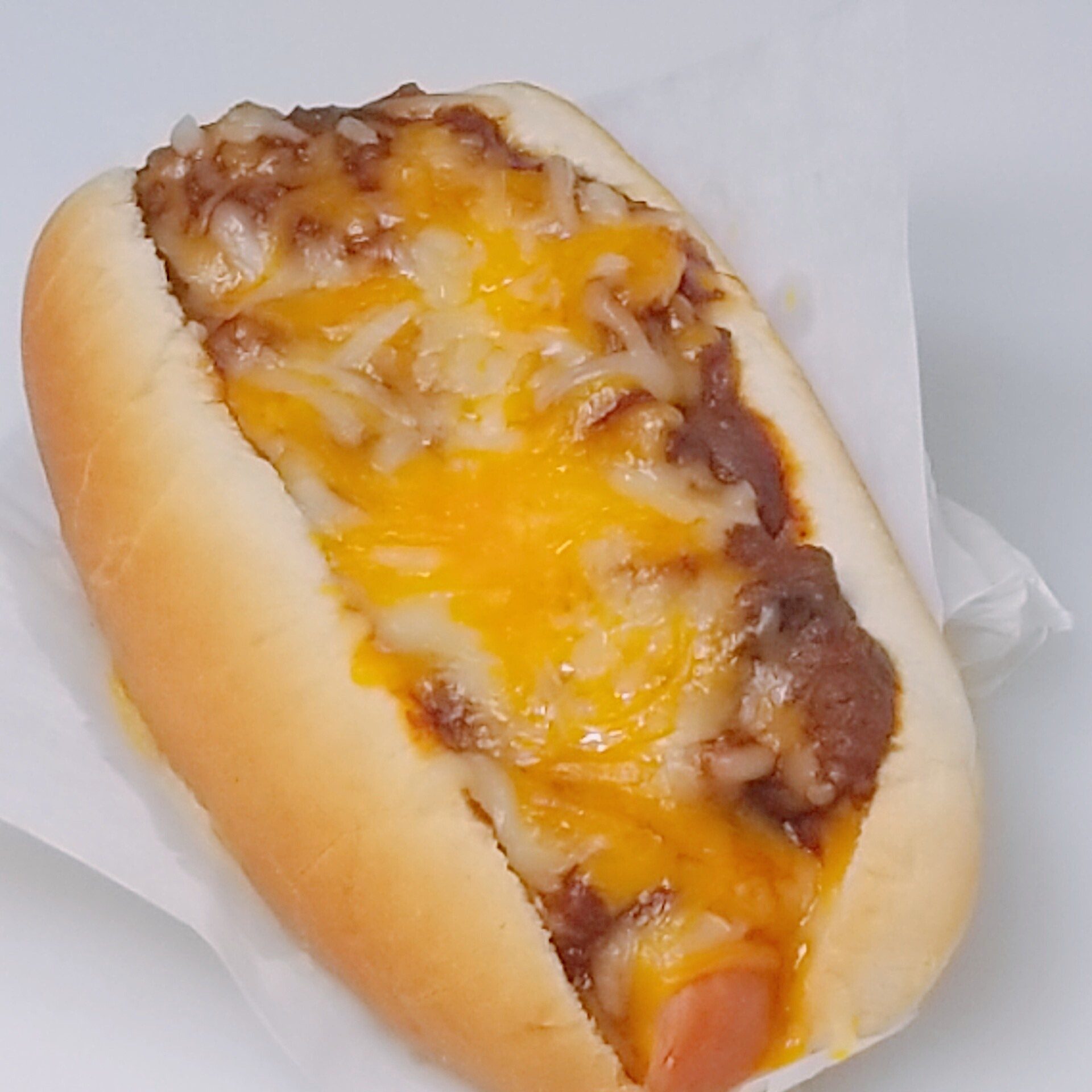 Chili Cheese Dog.