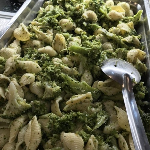 Shells and Broccoli.