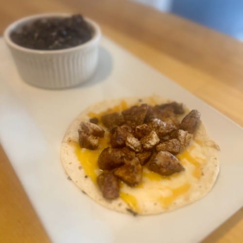 Kids Chicken & Cheese Taco.