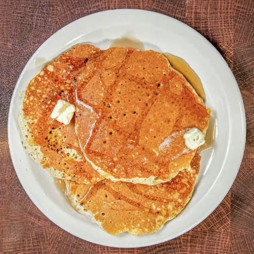 Golden Brown Pancakes.