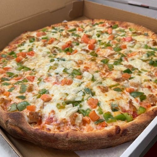 Chicken Italiano Pizza.