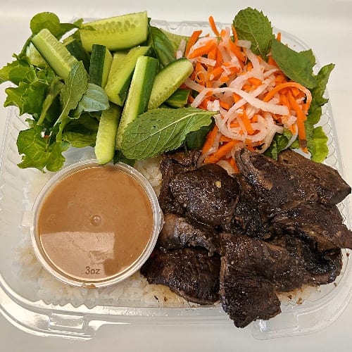 Portobello Mushroom Rice Bowl.