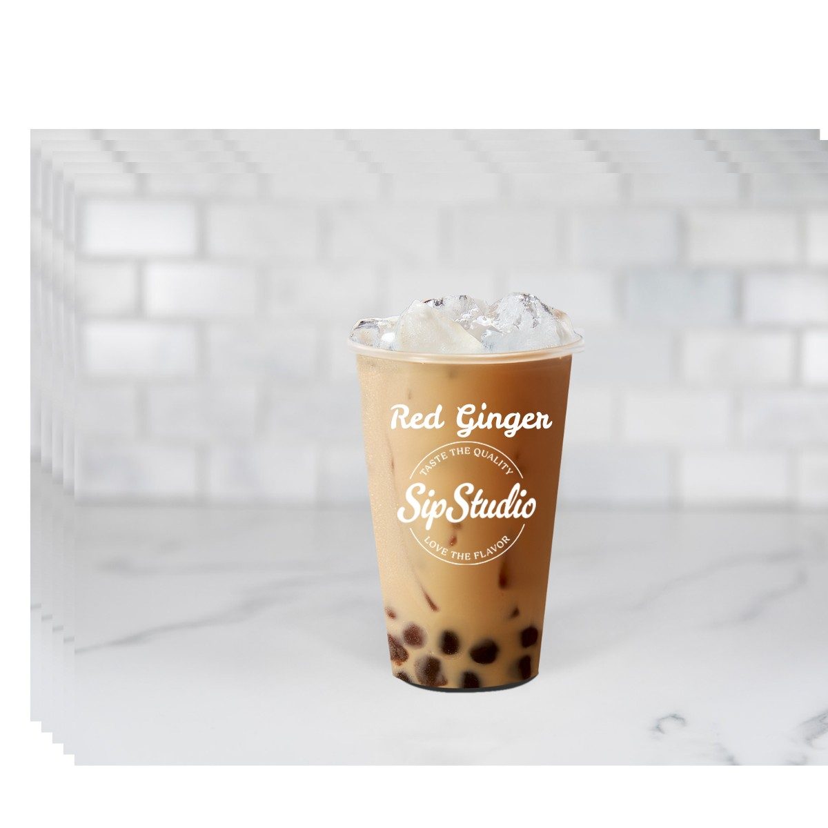 Caramel Crush Milk Tea.