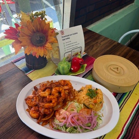 Camarones a la diabla.