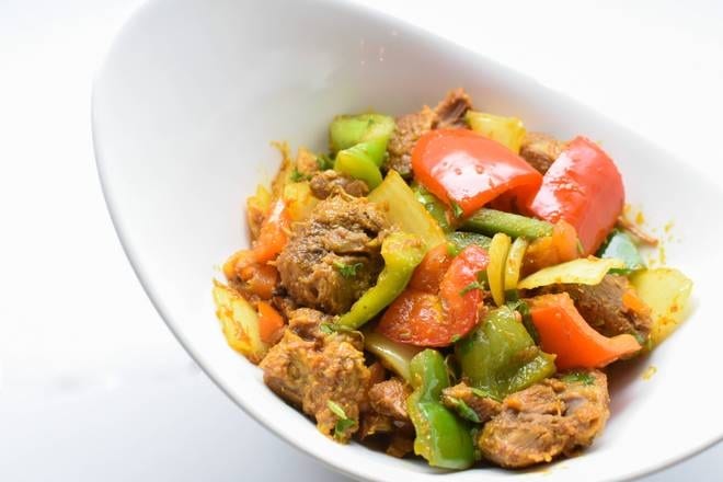 Beef Mushroom Bhuna.
