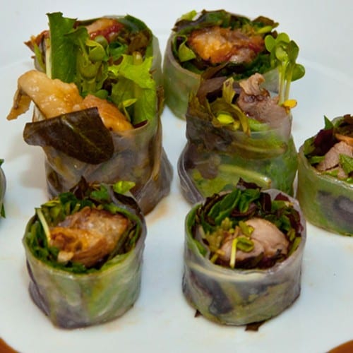 Roast Duck Harumaki.