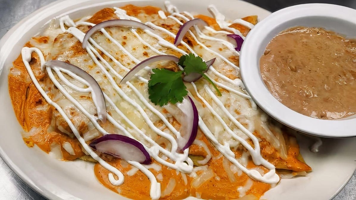 Enchiladas De Camaron.