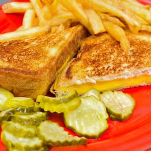 Grilled Cheese Kid's Lunch.
