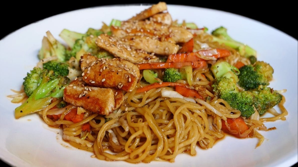 Chicken Yakisoba Noodle Special.