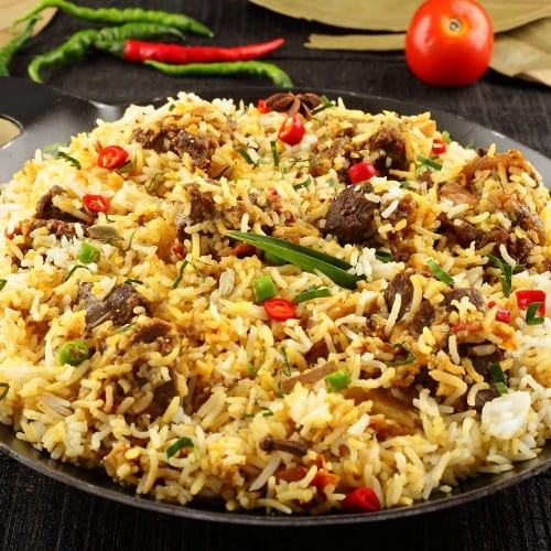 Lamb Biryani.