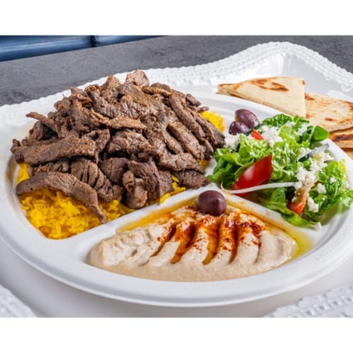 Beef Shawarma Plate.
