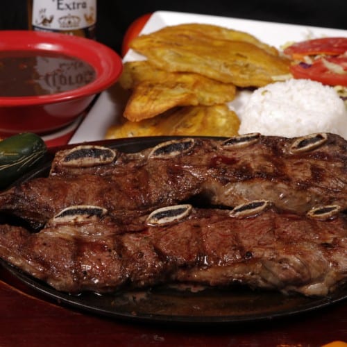 Asado De Tira / Grilled Short Ribs (Two Peaces).