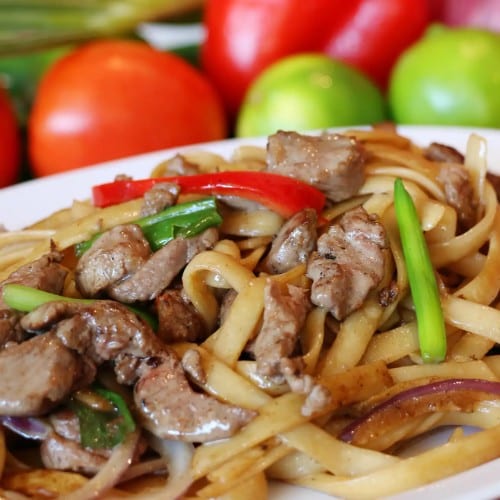 Tallarin Saltado Limeño.