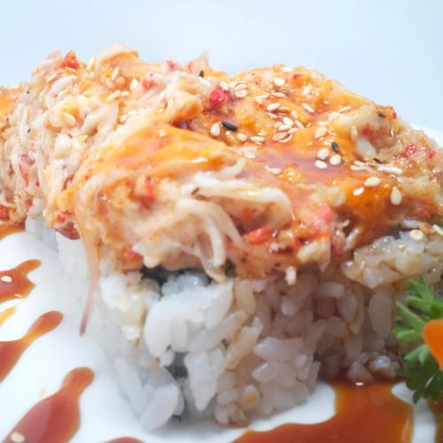 Baked Crab Roll.