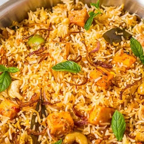 Paneer Makhani Biryani.