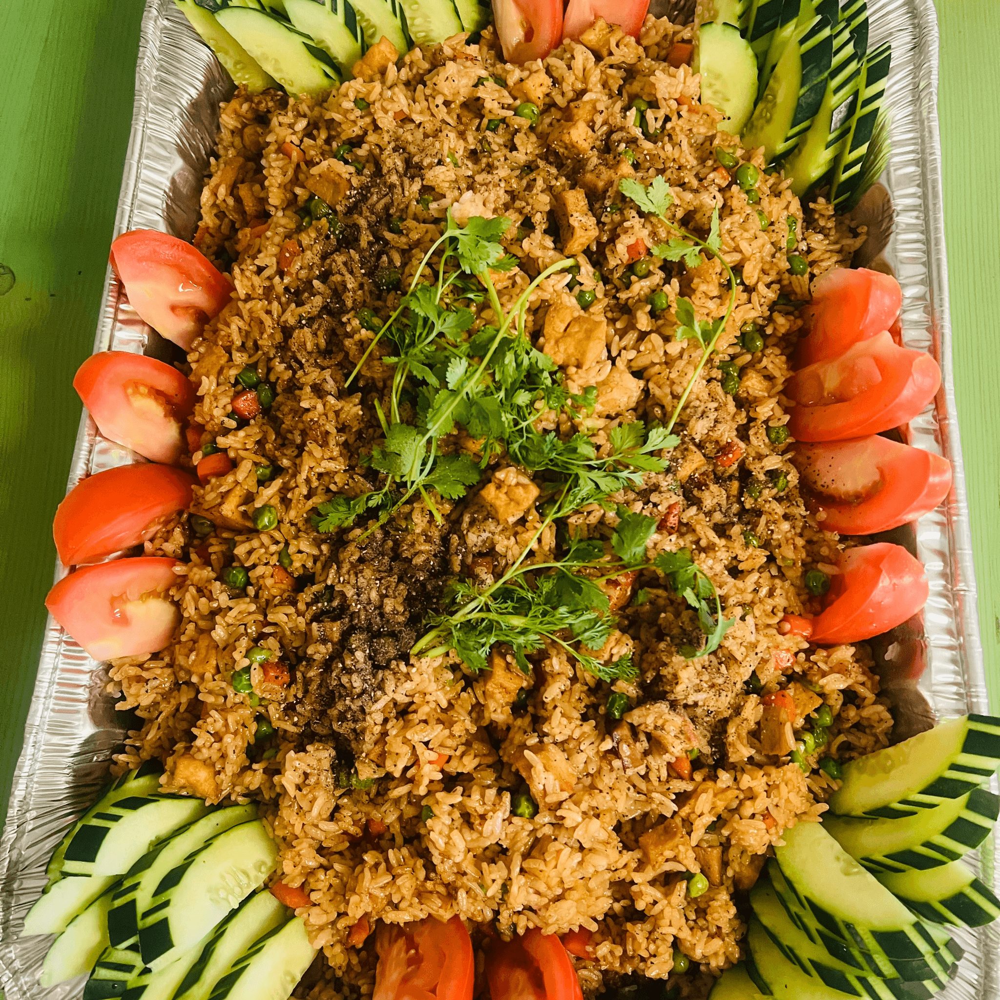 T2. Fried Rice S/L (tray Cơm Chiên).