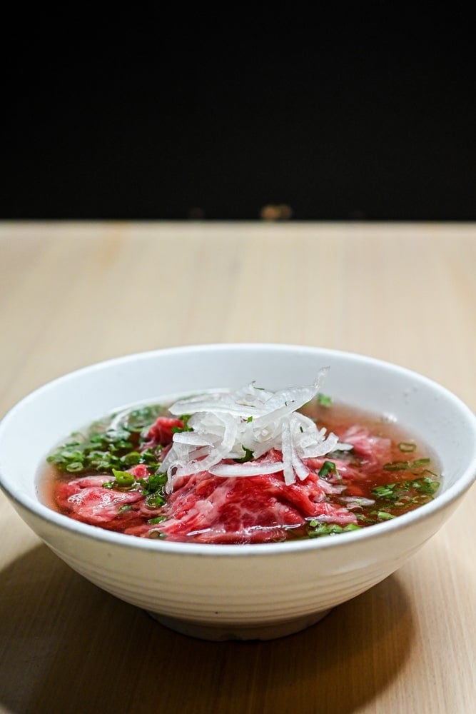Wagyu Rare Steak Pho.