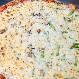 14'' Pizza with Two Toppings & Garlic Bread with Cheese Wednesday Special