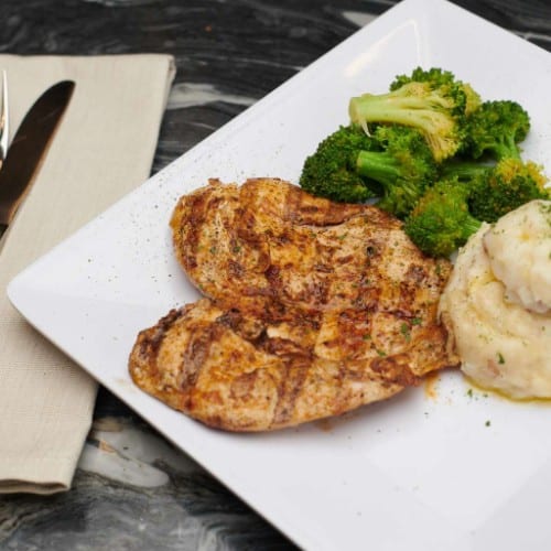 Grilled Cajun Chicken.