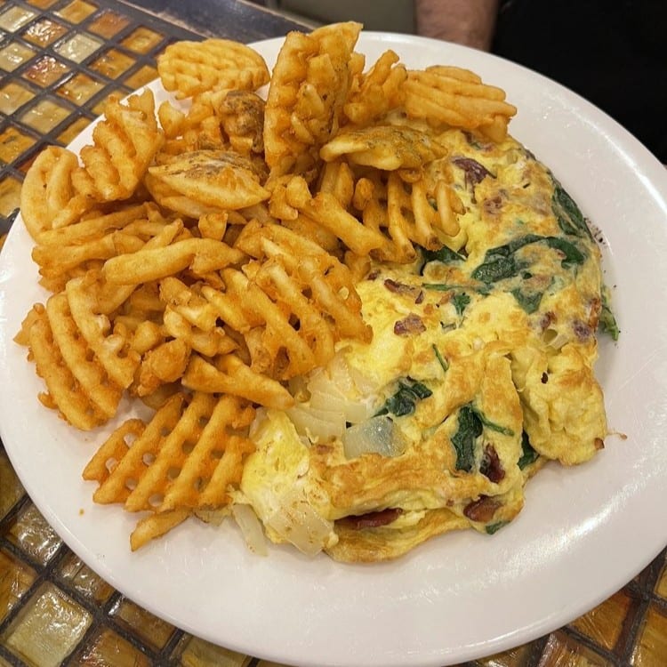 Vegetable Omelette.
