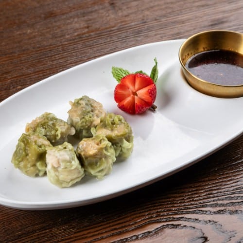 Wasabi Pork Shumai.