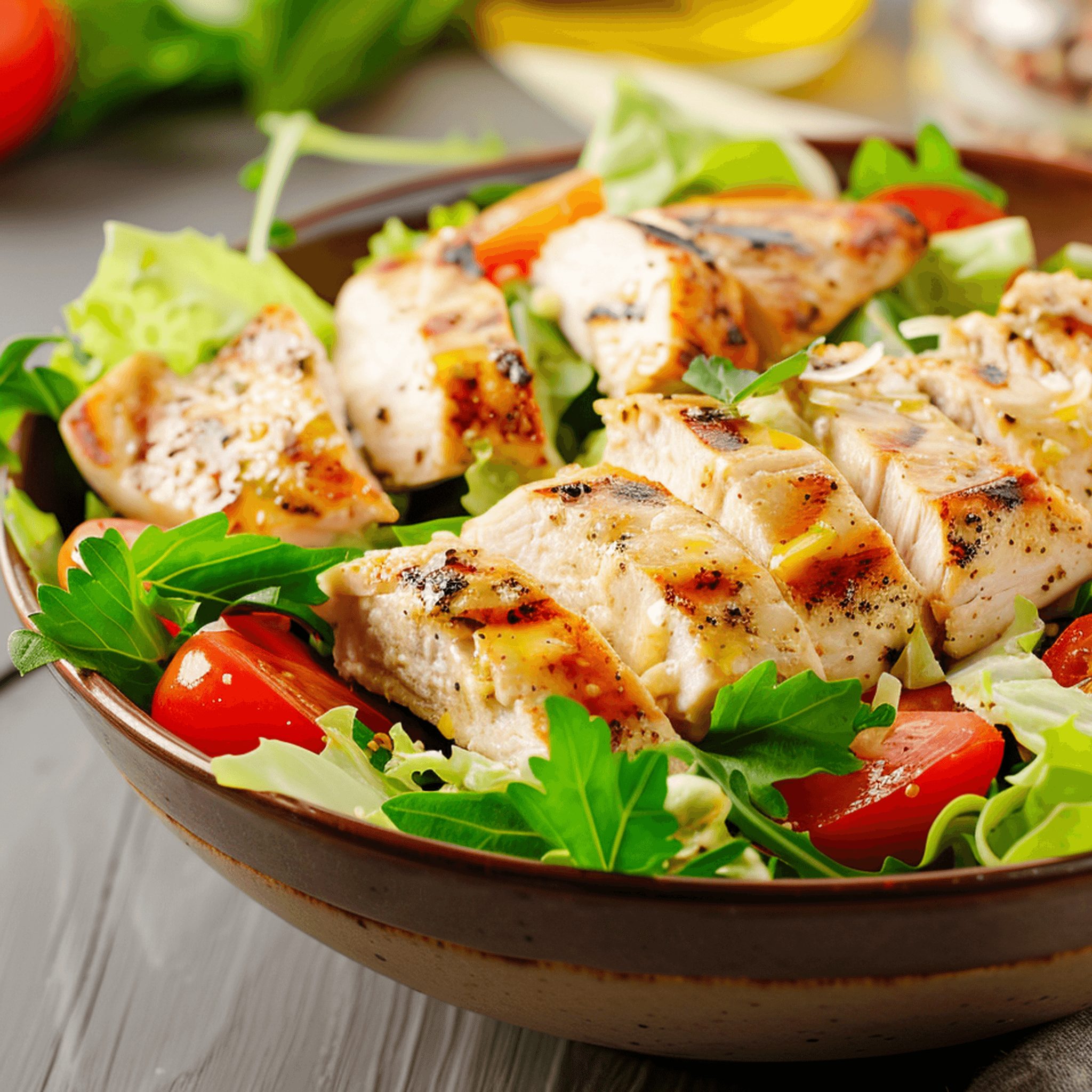 Grilled Chicken Salad.