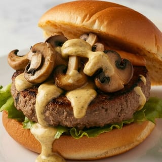 Mushroom Swiss Burger