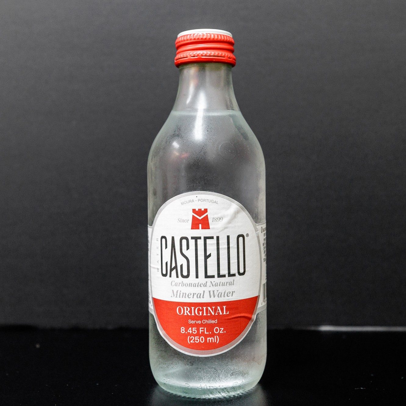 Castello Sparkling Water.