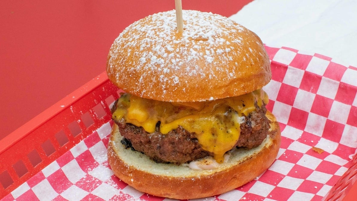 The Reese's Extreme Stuffed Burger.