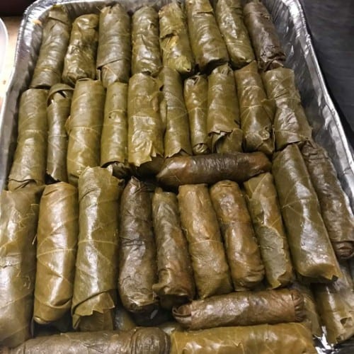 Dolmades.