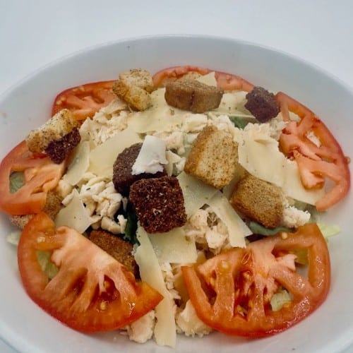 Chicken Caesar Salad.
