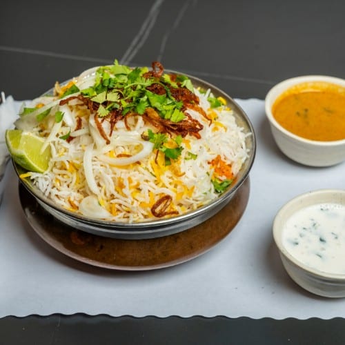 Plain Biryani Rice.