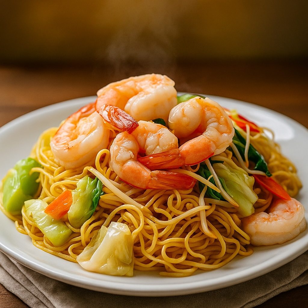 Pad mee leung noodles.