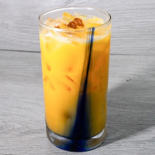 Mango Milk Tea.
