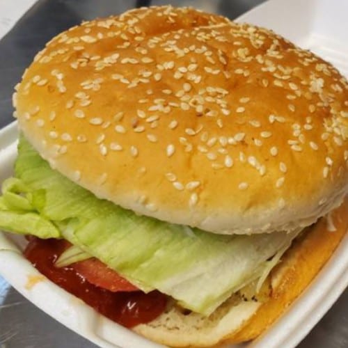 Mushroom Cheeseburger.