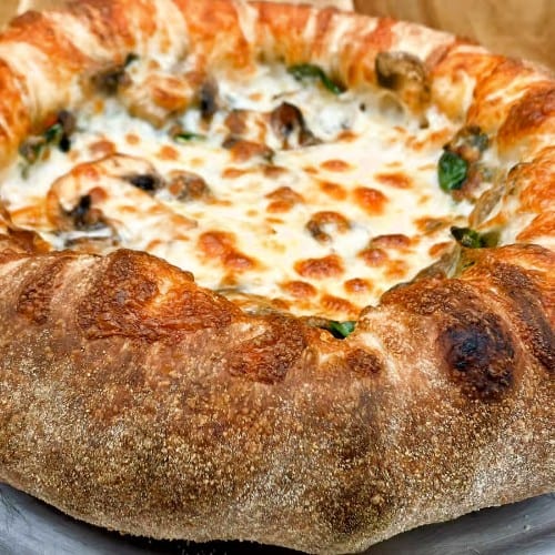 Spinach & Mushroom Pie.