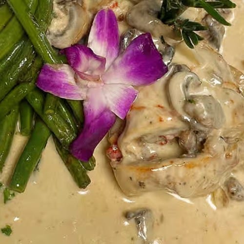 Chicken Rollatini Alla Assaggini ('Yes, Yes, Yes'?).