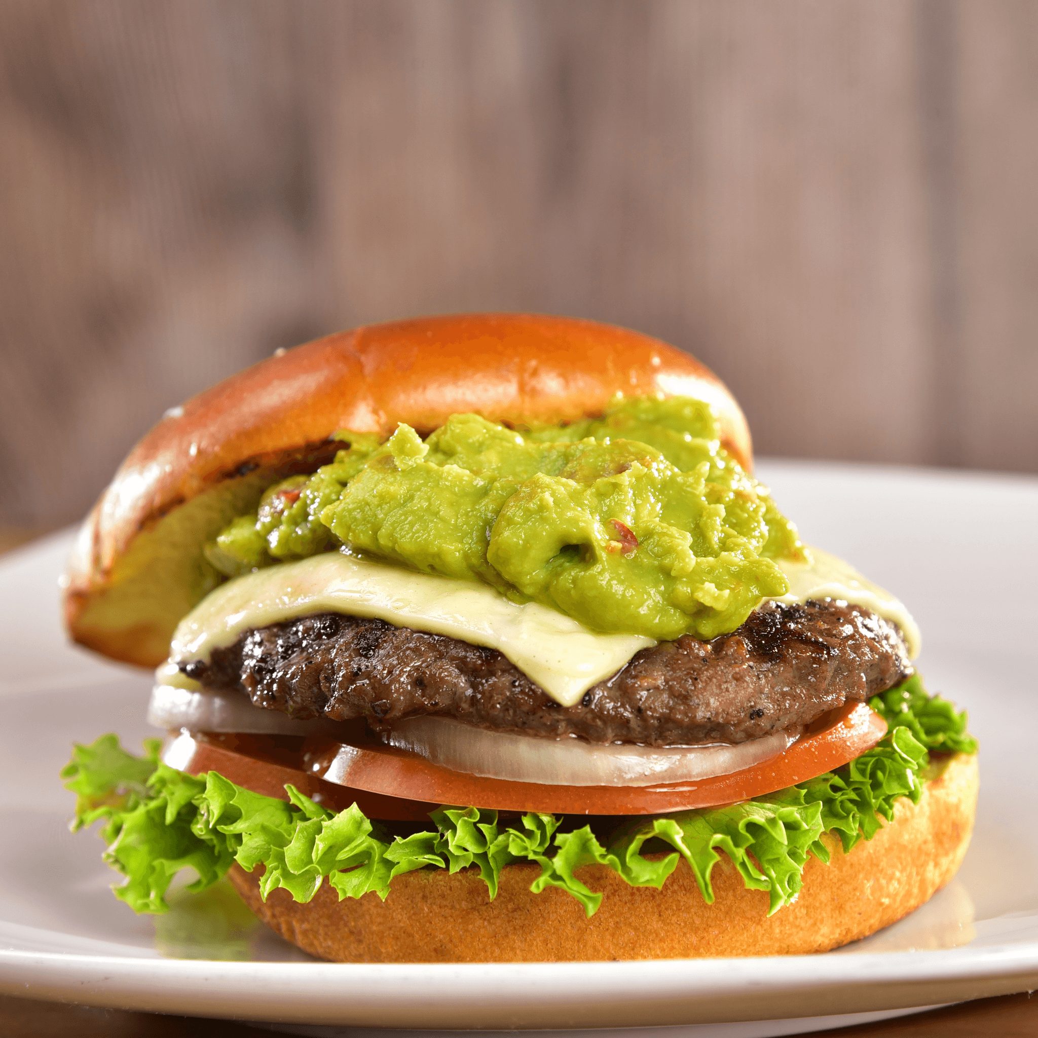 Guacamole Swiss Burger.