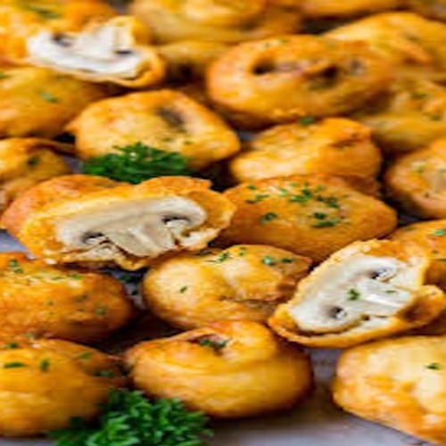 Breaded Fried Mushrooms.