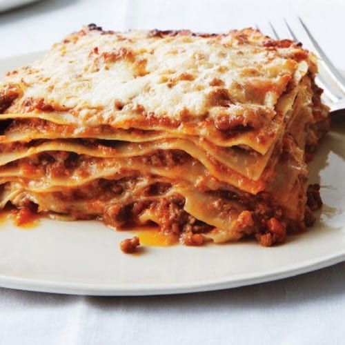 Bolognese Lasagna.