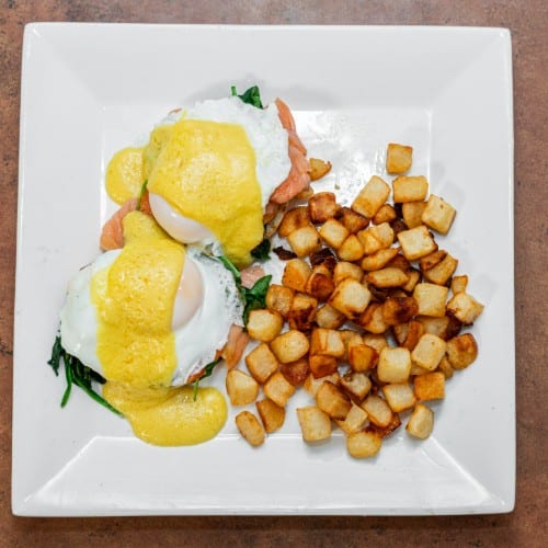 Salmon Benedict.