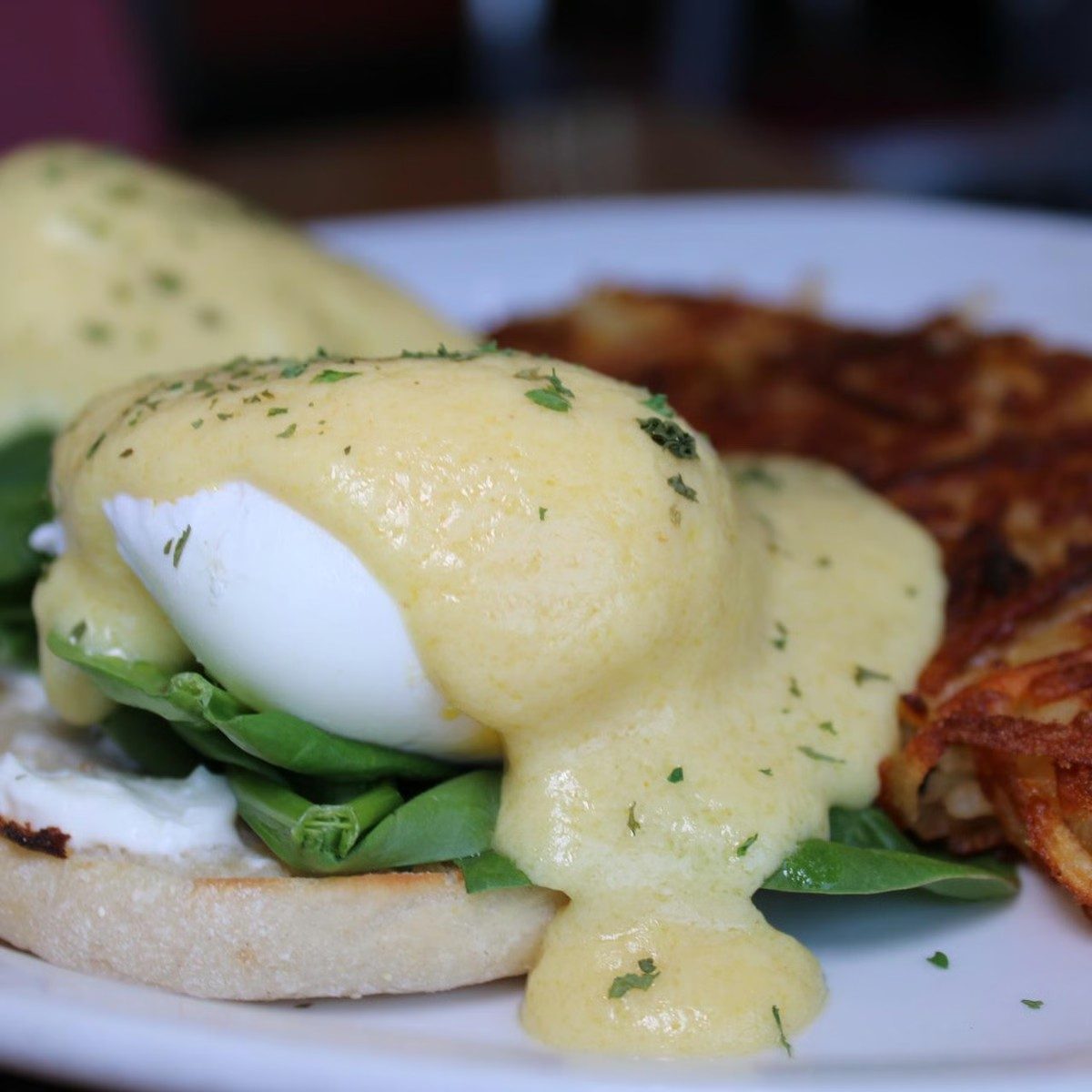 Florentine Eggs Benedict.