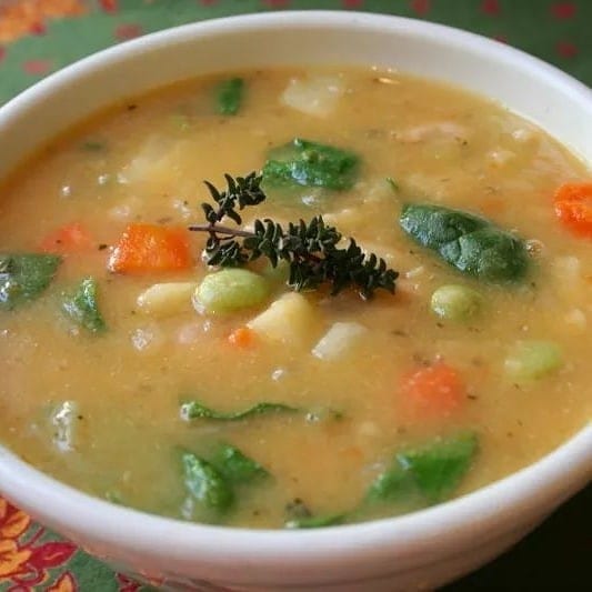 Golden Vegetable Soup.