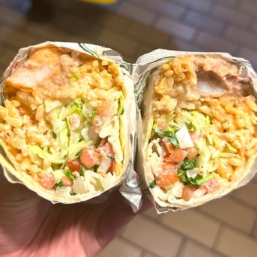 Shrimp Burrito.